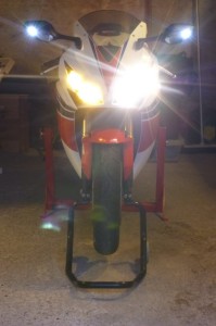 Module on, high beam